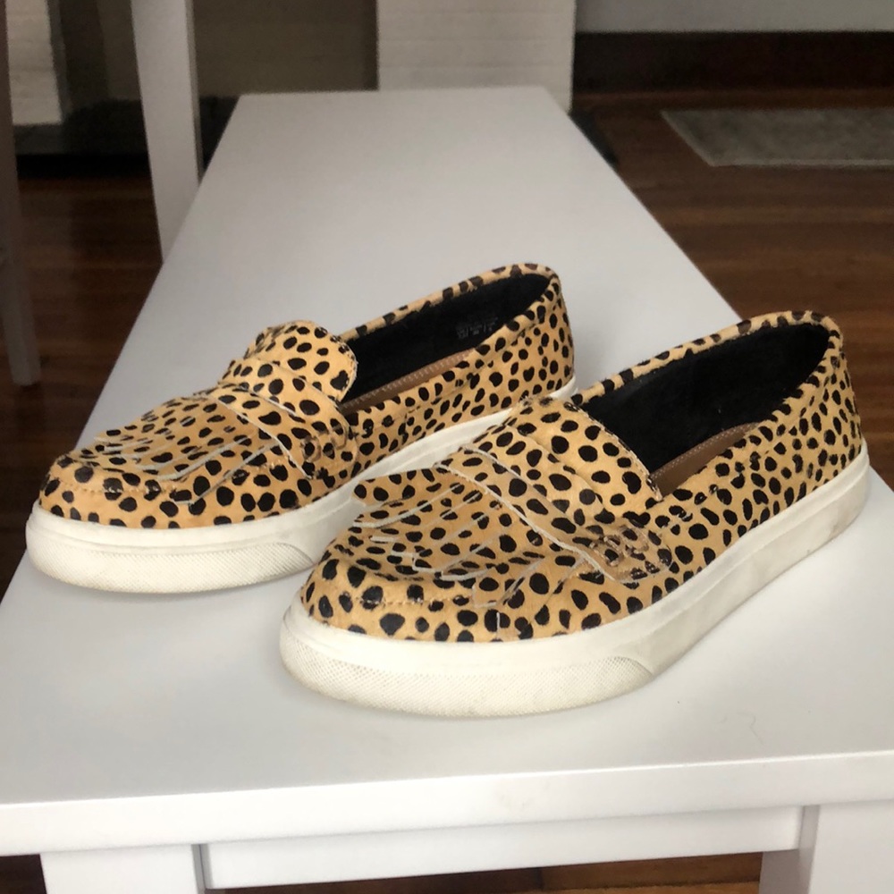 Crown Vintage Printed Loafers